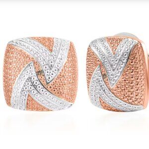 Natural Champagne Diamond Accent Fancy Earrings